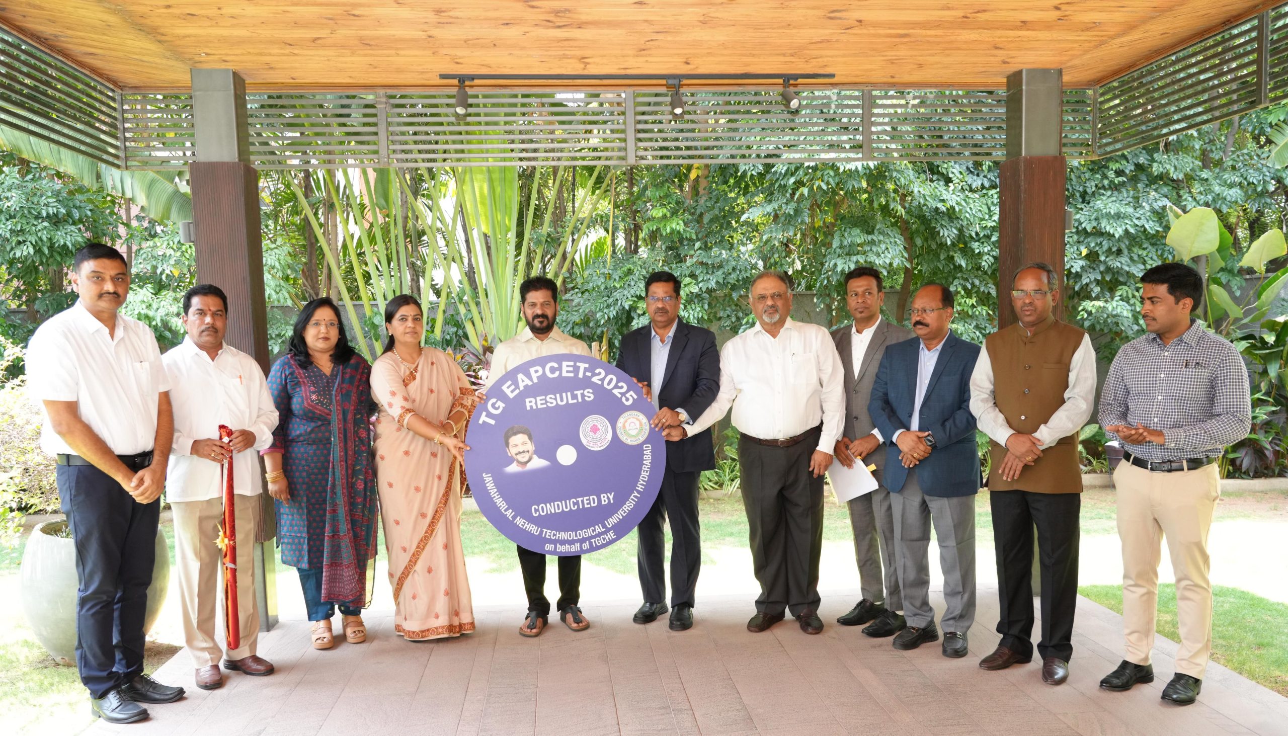 RELEASE OF EAPCET  2025 RESULTS WITH HONBLE CHIEF MINISTER, GOVT OF TELANGANA