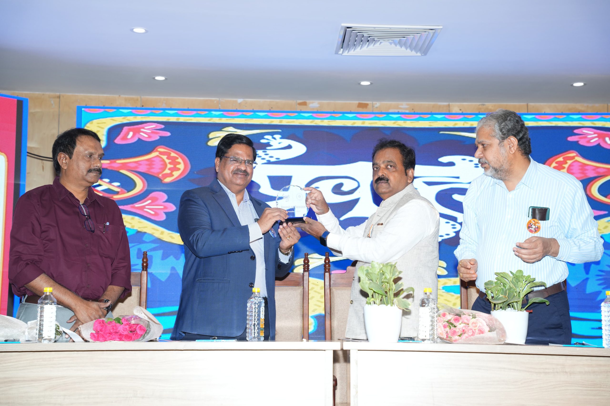 Prof. V. Balakista Reddy, Chairman, TGCHE inaugurated, PRAVAHA – 2025, the Annual Fest, of the School of Planning and Architecture, Jawaharlal Nehru Architecture and Fine Arts University (JNAFAU), Hyderabad, on 18 June 2025.