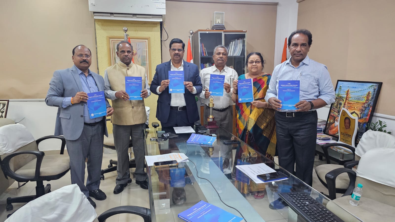 Launch of TJHE Journal through online by Chairman, TGCHE