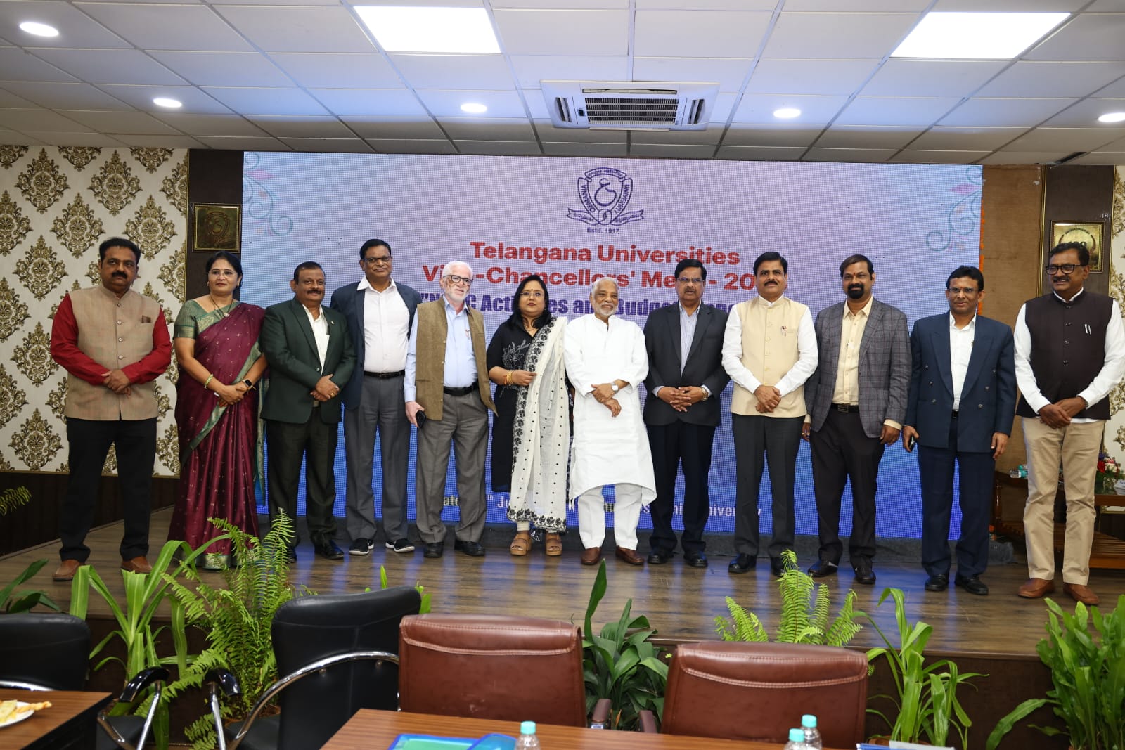 Prof. V. Balakista Reddy, Chairman, Telangana Council of Higher Education attended the Vice Chancellors Meet – 2025 – NAAC Activities and Budget Proposals on 19 July 2025. Prof Reddy called for better ties with the industry for enhancing the quality in Higher Education.