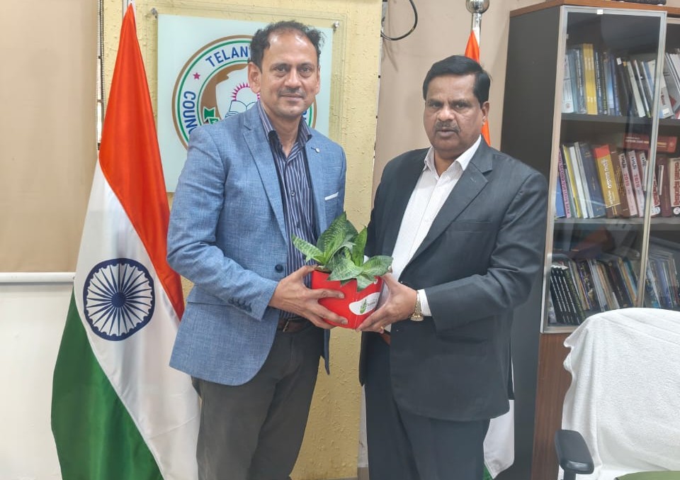 Prof Mohan Yellishetty, from department of Civil & Environmental Engineering and Co-Founder, Critical Minerals Consortium, Monash University, Australia called on Prof. V. Balakista Reddy, Chairman, TGCHE to discuss quality of mining, critical minerals and sustainability education initiatives in the state of Telangana on 6 December 2025