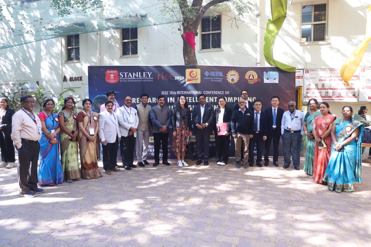 Prof. V. Balakista Reddy, Chairman, TGCHE, was the Chief Guest at the IEEE 10th International Conference on Research in Intelligent Computing Engineering (RICE-2025) organized by the Stanley College of Engineering and Technology for Women (Autonomous), Hyderabad, and Hanoi University of Industry, Vietnam, on 19 December 2025