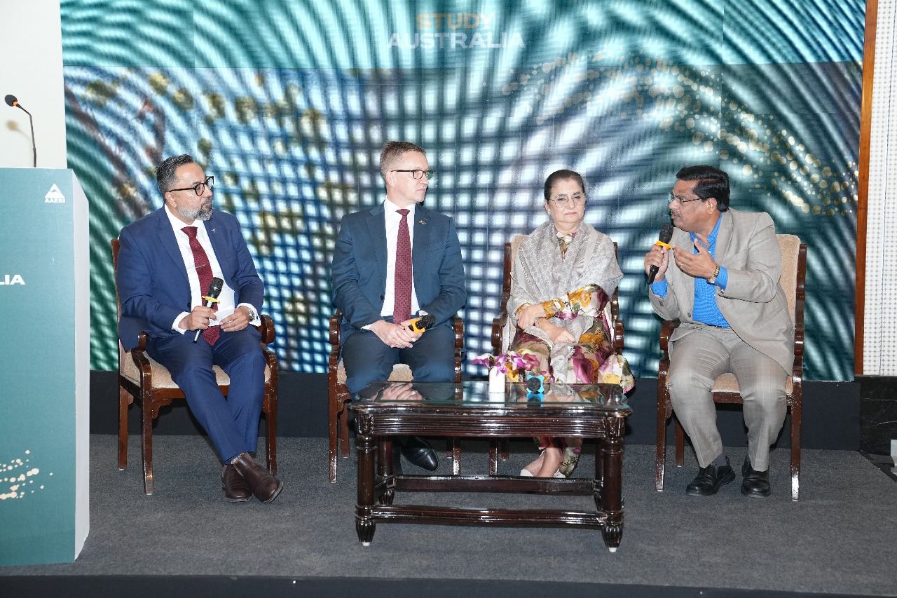 Prof. V. Balakista Reddy spoke on internalization of Higher Education and its impact on students of Telangana, in the reception for Mr. Julian Hill MP, Honorable Assistant Minister for International Education, Citizenship, Customs and Multicultural Affairs, Australia on 5 December 2025