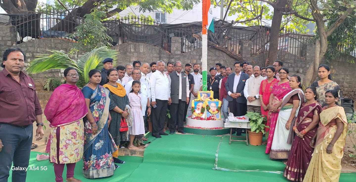 Prof. V. Balakista Reddy, Chairman, TGCHE and his team celebrated the 77th Republic Day, along with the members of the staff, on 26 January 2026. 