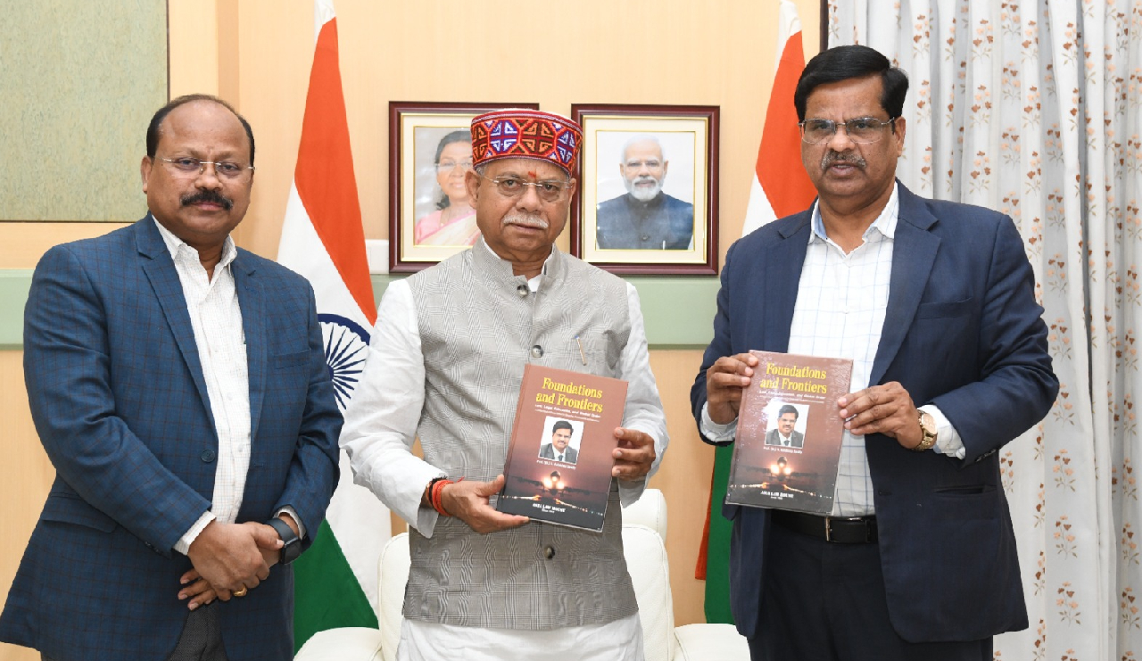Prof. V. Balakista Reddy, Chairman, TGCHE and Prof Sriram Venkatesh, Secretary, TGCHE called upon Mr Shiv Pratap Shukla, Honourable Governor of Telangana on 7 April 2026 to brief him on the key reforms and the evolving needs of our higher education system