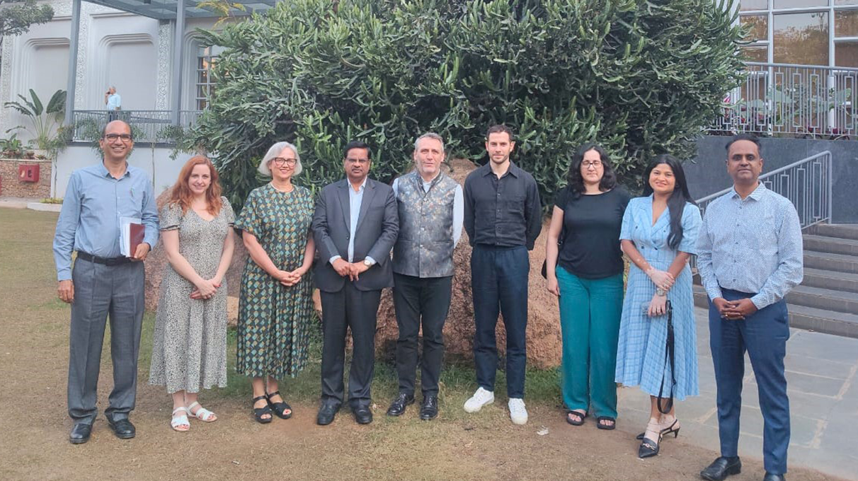 A team from the Manchester Metropolitan University, United Kingdom met Prof. V. Balakista Reddy, Chairman, TGCHE on 22 January 2025  at the British Deputy High Commission, Hyderabad, to discuss about collaboration with the institutions of Higher Education in Telangana