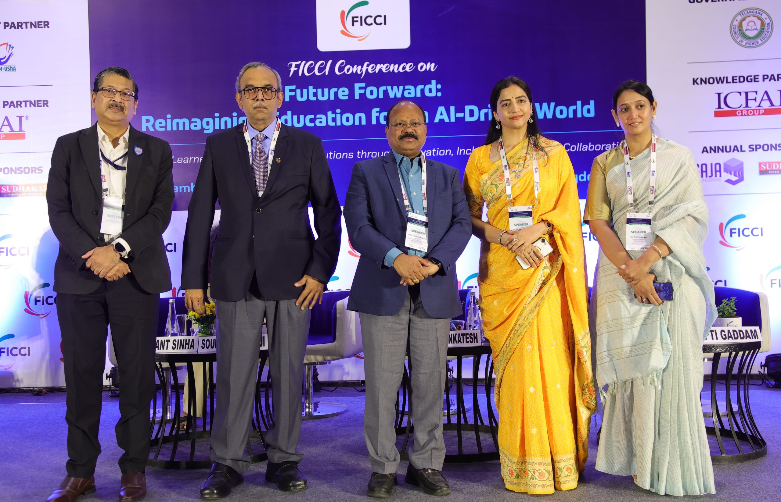 Prof. Sriram Venkatesh, Secretary, TGCHE, was invited as a panelist in the Panel Discussion on, “Pathways for Skilling & Employability in Higher Education” in the conference organised by the Federation of Indian Chambers of Commerce & Industry (FICCI) on 27 November 2025.