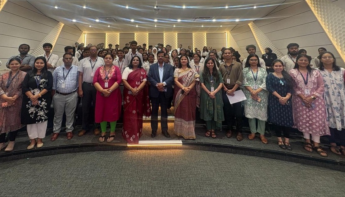 Prof. V. Balakista Reddy, Chairman of TGCHE, addressed students at Presidency University, Bengaluru on the role of Technology and the relevance of Legal Education in a globalized world, on 27 April 2026.